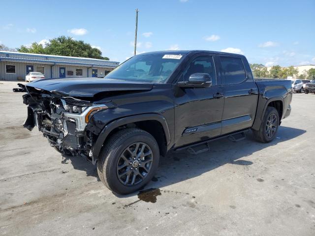 5TFNA5AB1PX022669 - 2023 TOYOTA TUNDRA CREWMAX PLATINUM BLACK photo 1