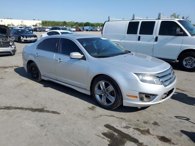 3FAHP0KC8BR136908 - 2011 FORD FUSION SPORT SILVER photo 4