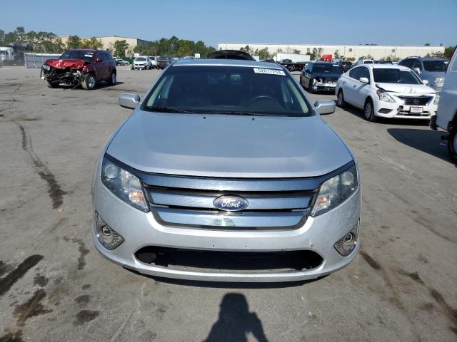 3FAHP0KC8BR136908 - 2011 FORD FUSION SPORT SILVER photo 5