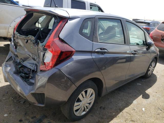 3HGGK5H5XFM787794 - 2015 HONDA FIT LX GRAY photo 3