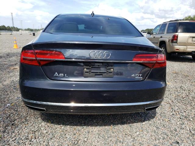 WAU32AFD5FN033253 - 2015 AUDI A8 L QUATTRO BLUE photo 6