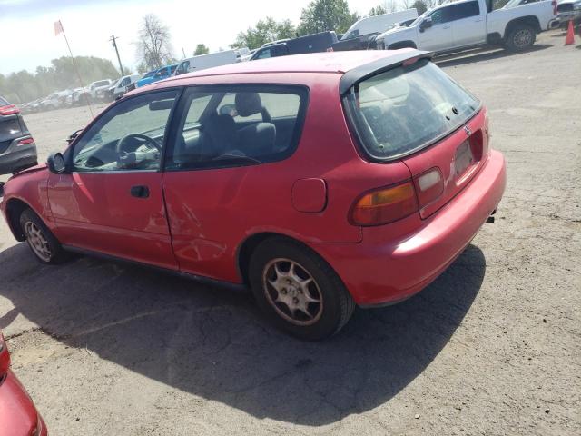 2HGEH2370PH535453 - 1993 HONDA CIVIC VX RED photo 2