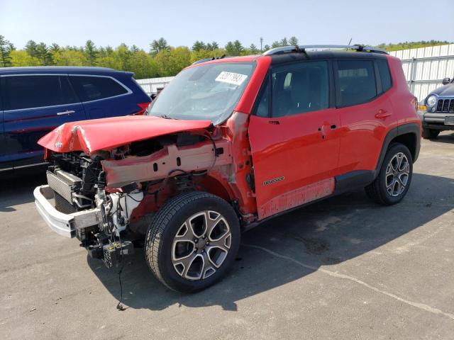 ZACCJBDB8HPE87052 - 2017 JEEP RENEGADE LIMITED RED photo 1