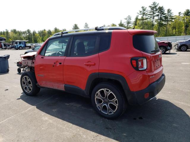 ZACCJBDB8HPE87052 - 2017 JEEP RENEGADE LIMITED RED photo 2