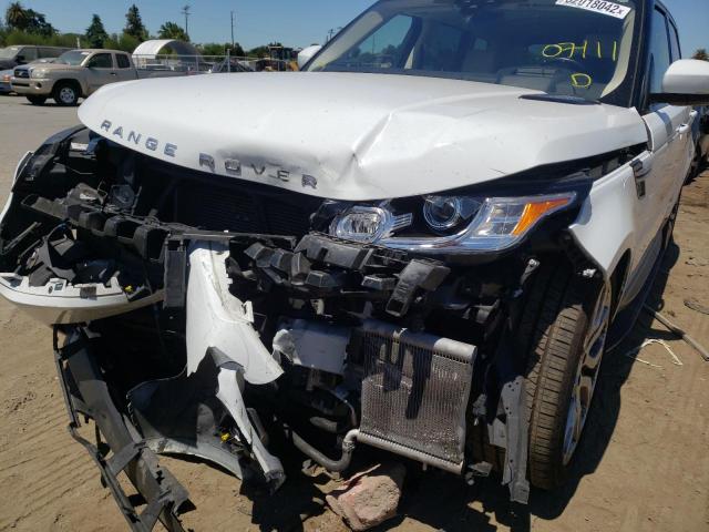 SALWR2FV0HA149151 - 2017 LAND ROVER RANGE ROVE HSE WHITE photo 9