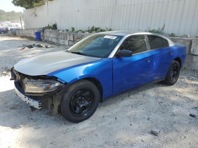 2C3CDXAT8FH928196 - 2015 DODGE CHARGER POLICE BLUE photo 1