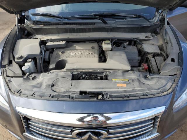 5N1AL0MM5EC522407 - 2014 INFINITI QX60 SILVER photo 12