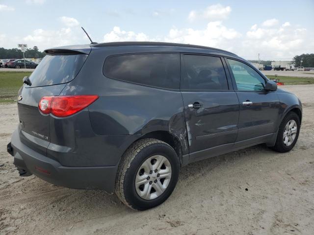 1GNKREED5CJ403890 - 2012 CHEVROLET TRAVERSE LS GRAY photo 3