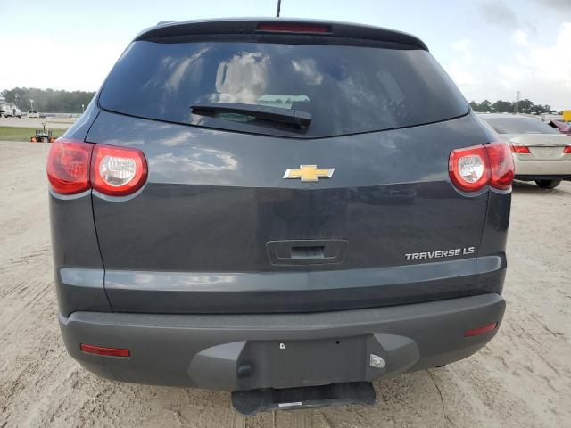 1GNKREED5CJ403890 - 2012 CHEVROLET TRAVERSE LS GRAY photo 6