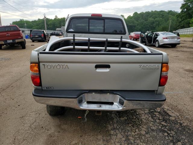 5TEGN92NX1Z844254 - 2001 TOYOTA TACOMA DOUBLE CAB PRERUNNER SILVER photo 6