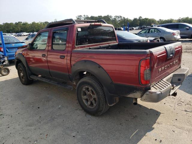 1N6ED27T94C461026 - 2004 NISSAN FRONTIER CREW CAB XE V6 BURGUNDY photo 2