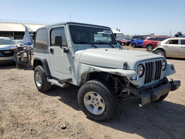 1J4FA49S61P321675 - 2001 JEEP WRANGLER / SPORT GRAY photo 4