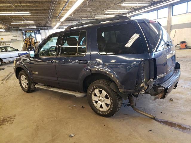 1FMEU73E07UB82808 - 2007 FORD EXPLORER XLT BLUE photo 2