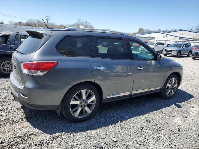 5N1AR2MM7FC693039 - 2015 NISSAN PATHFINDER S GRAY photo 3