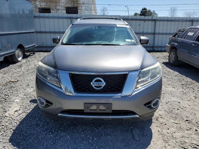 5N1AR2MM7FC693039 - 2015 NISSAN PATHFINDER S GRAY photo 5