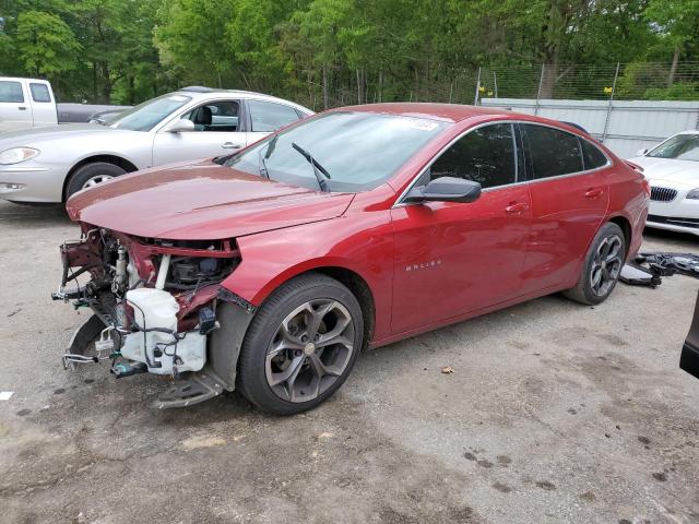 1G1ZG5ST6KF188202 - 2019 CHEVROLET MALIBU RS MAROON photo 1