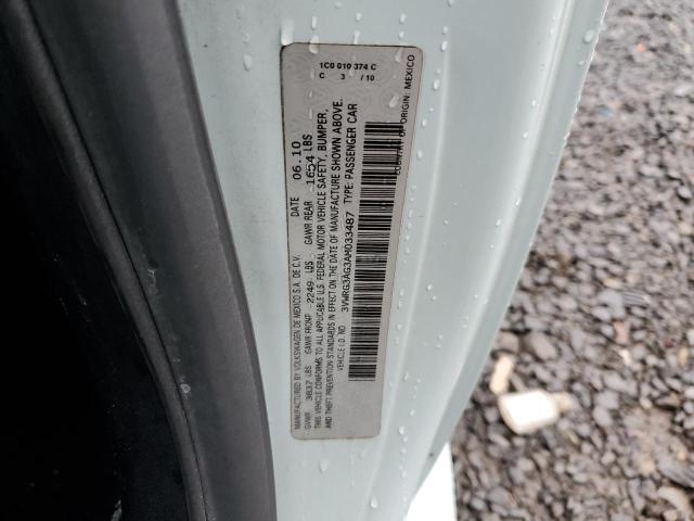 3VWRG3AG3AM033487 - 2010 VOLKSWAGEN NEW BEETLE BLUE photo 12