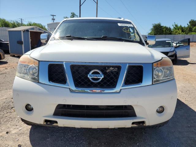 5N1BA0NE1AN612914 - 2010 NISSAN ARMADA PLATINUM WHITE photo 5