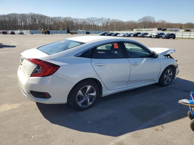 2HGFC2F62KH551331 - 2019 HONDA CIVIC LX WHITE photo 3