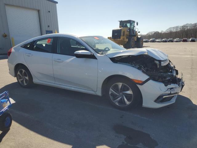 2HGFC2F62KH551331 - 2019 HONDA CIVIC LX WHITE photo 4