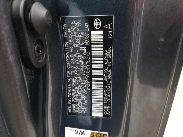 JTKDE177870175272 - 2007 TOYOTA SCION TC 石墨色 照片 13