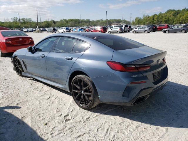 WBAGV8C03LCE26956 - 2020 BMW M850XI BLUE photo 2