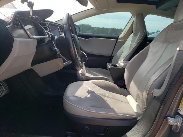 5YJSA1CP8DFP24370 - 2013 TESLA MODEL S GRAY photo 7