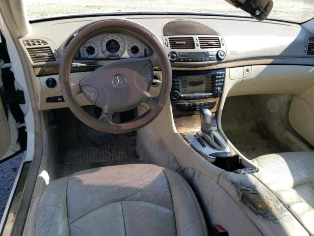 WDBUF70J14A585428 - 2004 MERCEDES-BENZ E 500 WHITE photo 9