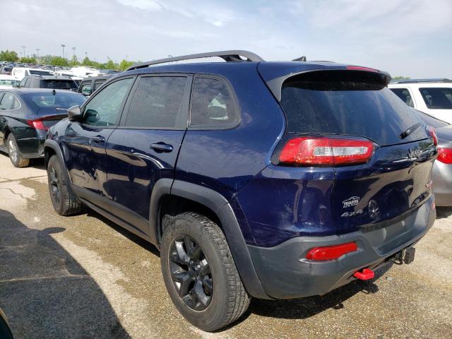 1C4PJMBS5GW168368 - 2016 JEEP CHEROKEE TRAILHAWK BLUE photo 2