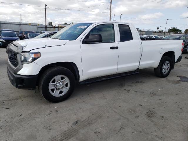 5TFTY5F13LX011105 - 2020 TOYOTA TUNDRA DOUBLE CAB SR/SR5 WHITE photo 1