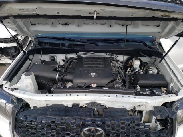 5TFTY5F13LX011105 - 2020 TOYOTA TUNDRA DOUBLE CAB SR/SR5 WHITE photo 11