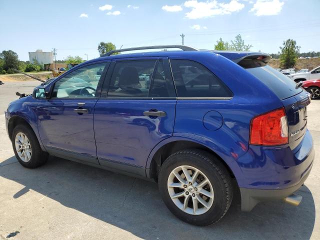 2FMDK3GC5DBA96883 - 2013 FORD EDGE SE BLUE photo 2