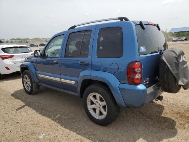 1J4GL58KX5W592093 - 2005 JEEP LIBERTY LIMITED BLUE photo 2