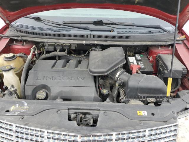 2LMDU68C97BJ12070 - 2007 LINCOLN MKX RED photo 12