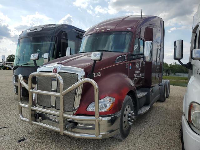 1XKYDP9X5EJ391930 - 2014 KENW SEMI TRUCK T680 RED photo 2