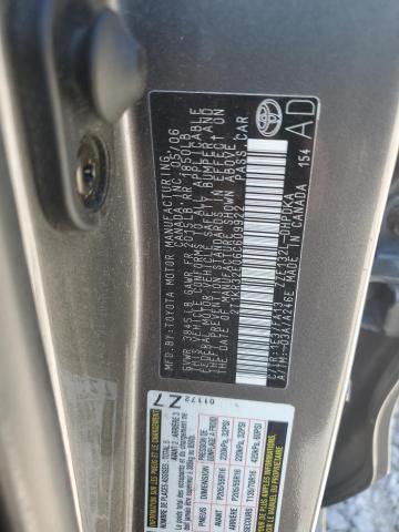 2T1KR32E06C609922 - 2006 TOYOTA COROLLA MA XR GRAY photo 12