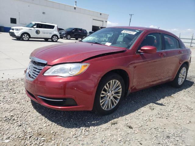 1C3CCBBB2DN694573 - 2013 CHRYSLER 200 TOURING RED photo 1