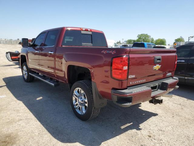 1GC1KXE89FF591893 - 2015 CHEVROLET SILVERADO K2500 HIGH COUNTRY RED photo 2