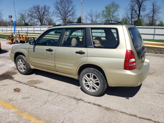 JF1SG65604H726779 - 2004 SUBARU FORESTER 2.5XS Золотой фото 2