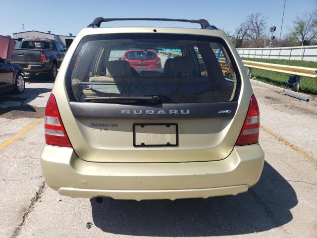 JF1SG65604H726779 - 2004 SUBARU FORESTER 2.5XS Золотой фото 6