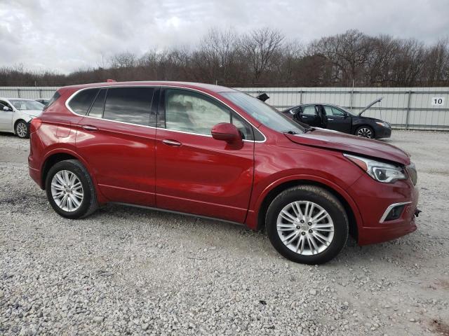 LRBFXASA4HD104253 - 2017 BUICK ENVISION PREFERRED MAROON photo 4