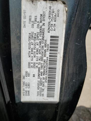 4TAVL52N3VZ287044 - 1997 TOYOTA TACOMA XTRACAB ლურჯი ფოტო 12