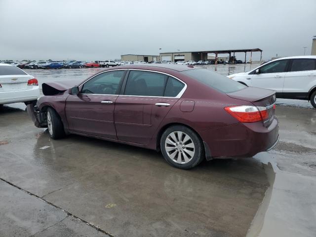 1HGCR2F82EA067620 - 2014 HONDA ACCORD EXL BURGUNDY photo 2