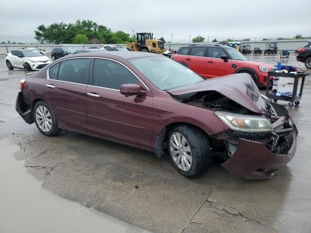 1HGCR2F82EA067620 - 2014 HONDA ACCORD EXL BURGUNDY photo 4