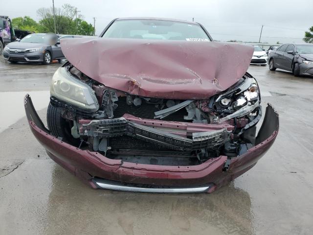 1HGCR2F82EA067620 - 2014 HONDA ACCORD EXL BURGUNDY photo 5