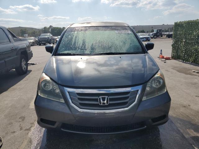 5FNRL3H2XAB100602 - 2010 HONDA ODYSSEY LX GRAY photo 5