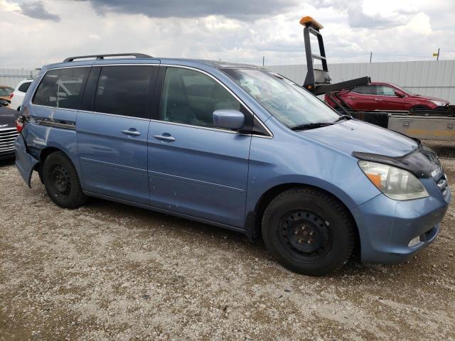 5FNRL38886B508169 - 2006 HONDA ODYSSEY TOURING BLUE photo 4