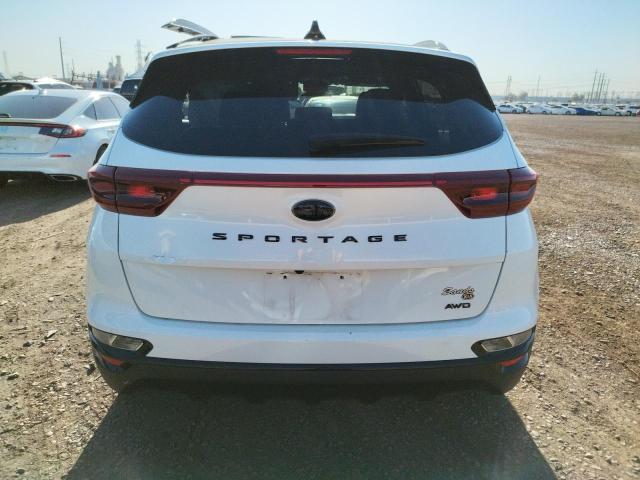 KNDP6CAC2N7955341 - 2022 KIA SPORTAGE S WHITE photo 6