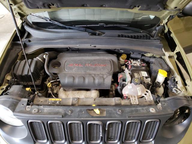 ZACCJBCT6FPC09547 - 2015 JEEP RENEGADE TRAILHAWK GREEN photo 12