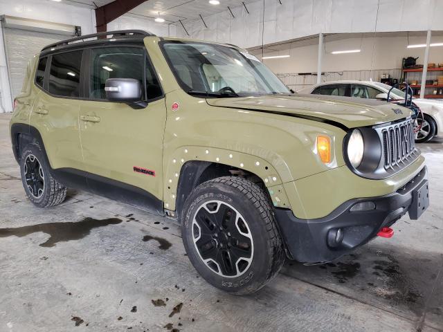 ZACCJBCT6FPC09547 - 2015 JEEP RENEGADE TRAILHAWK GREEN photo 4